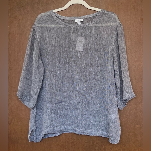 J Jill Linen Tunic, Medium, NWT - Picture 2 of 11